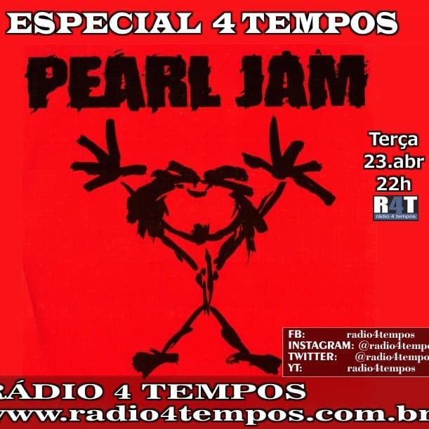 Rádio 4 Tempos - Especial 4 Tempos - Pearl Jam cover