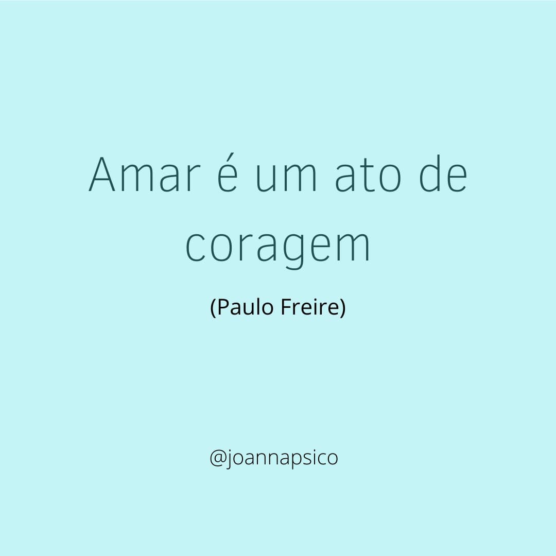Amar é um ato de coragem - Joanna Psico cover