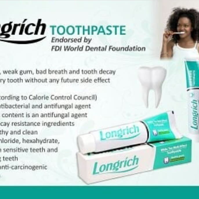 Hebal Longrich Toothpaste - Longrich healthy Toothpaste cover