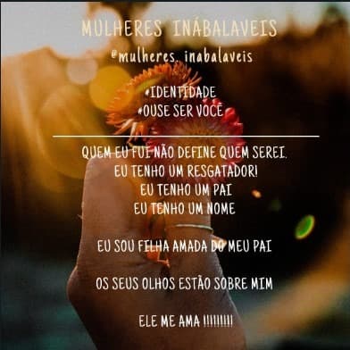 #20 Quem Eu Fui Não Define Quem Serei - Mulheres Inabaláveis- Identidade cover