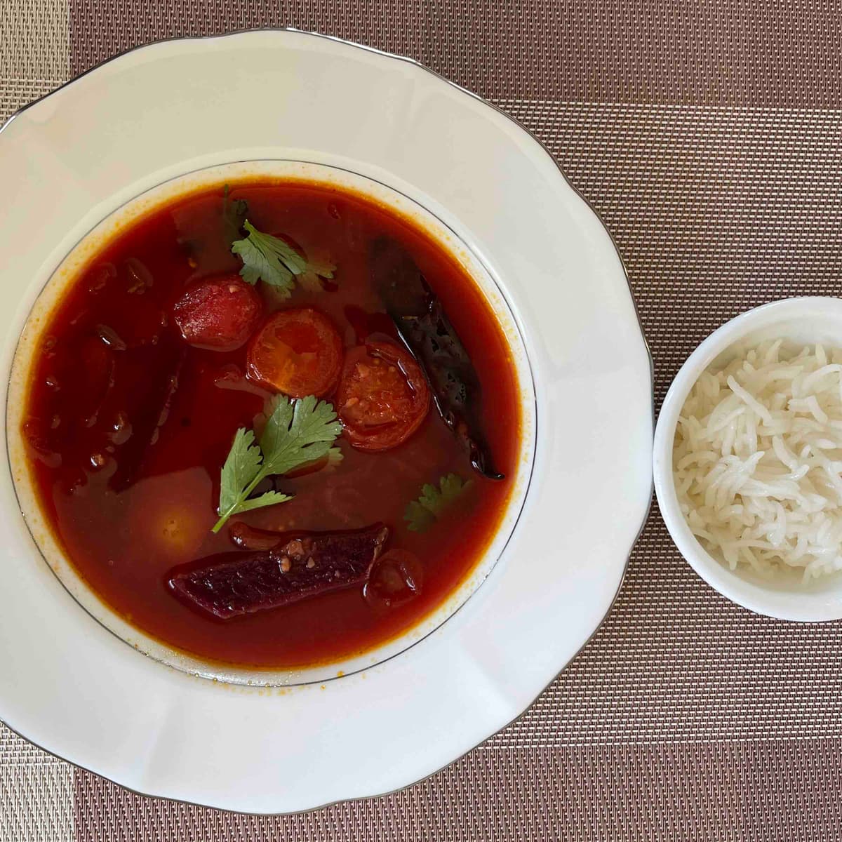 Beets Sambhar with Rice - My Simple Cooking cover