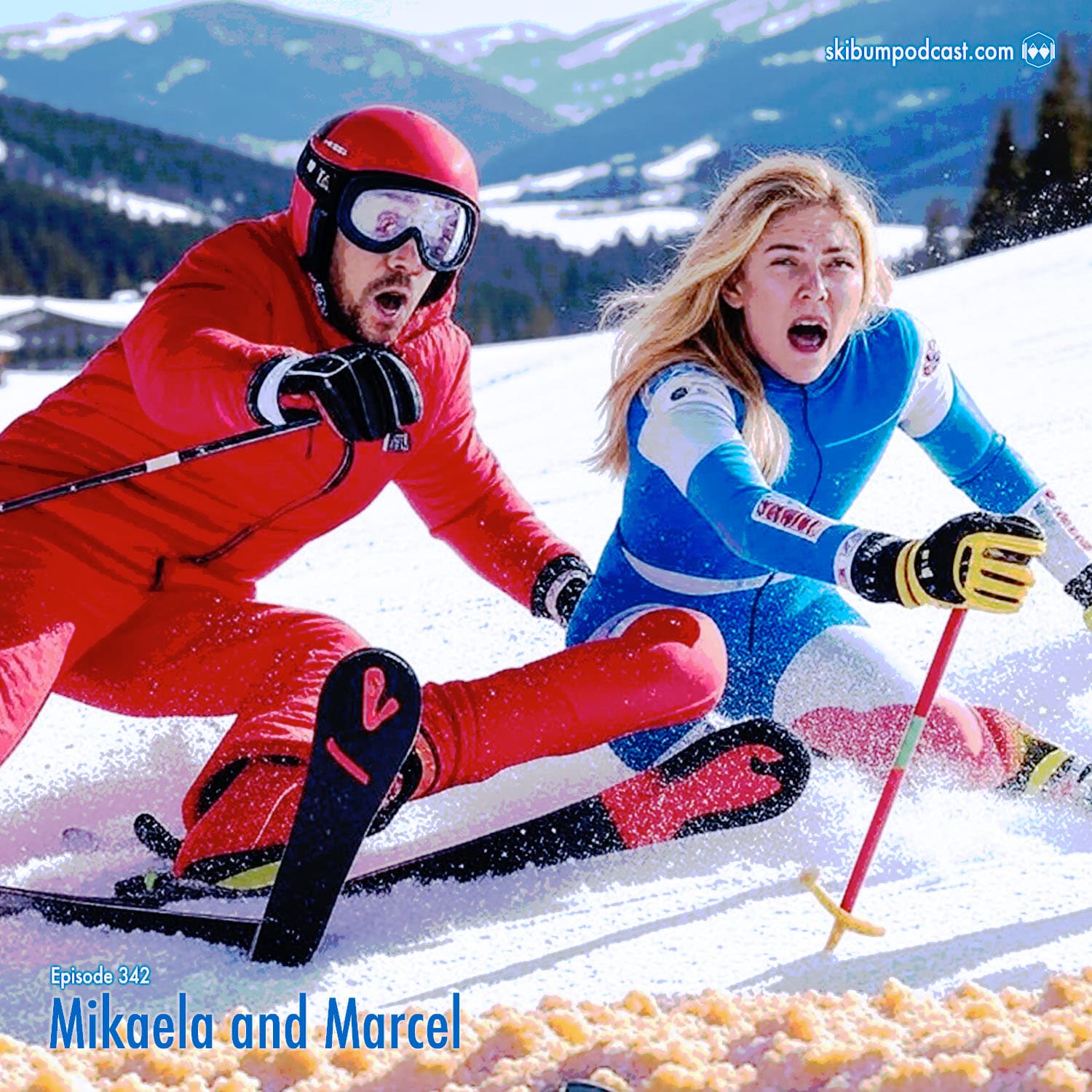 Podcast #342 – Mikaela and Marcel - The Ski Bum Podcast cover