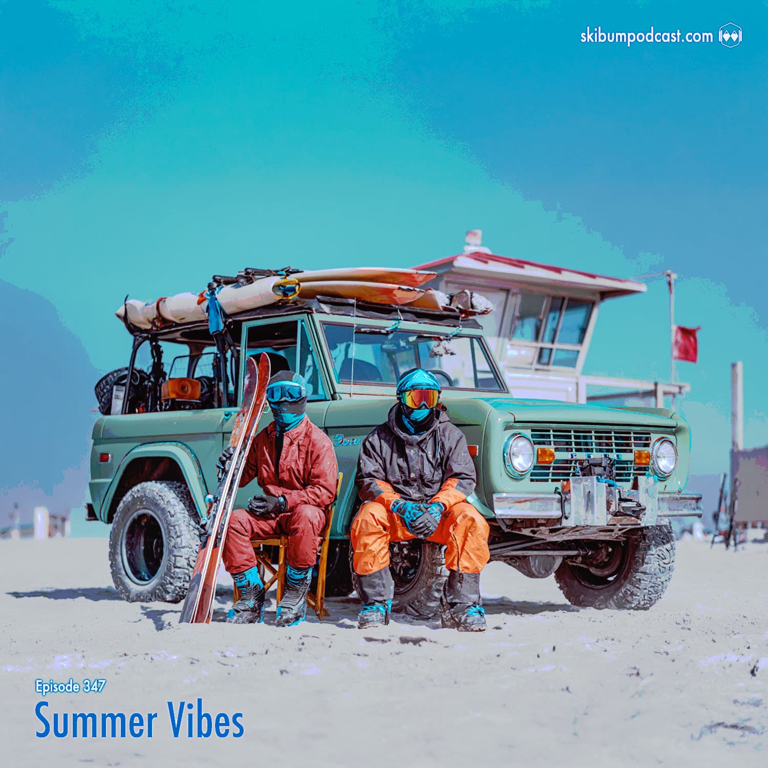 Podcast #347 – Summer Vibes - The Ski Bum Podcast cover
