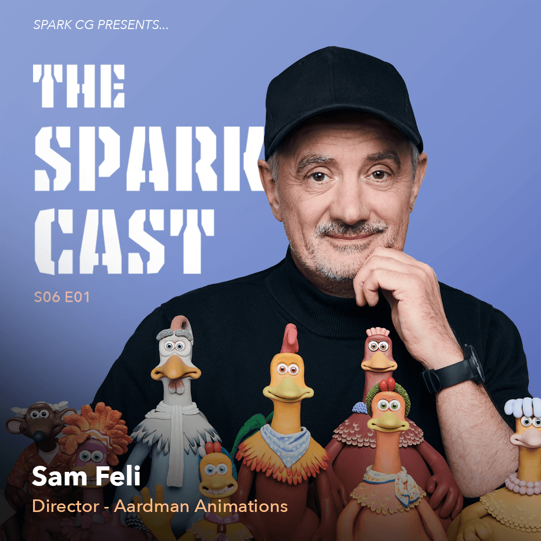 S06E01: Sam Fell: From Junk to Clay - The Spark Cast cover
