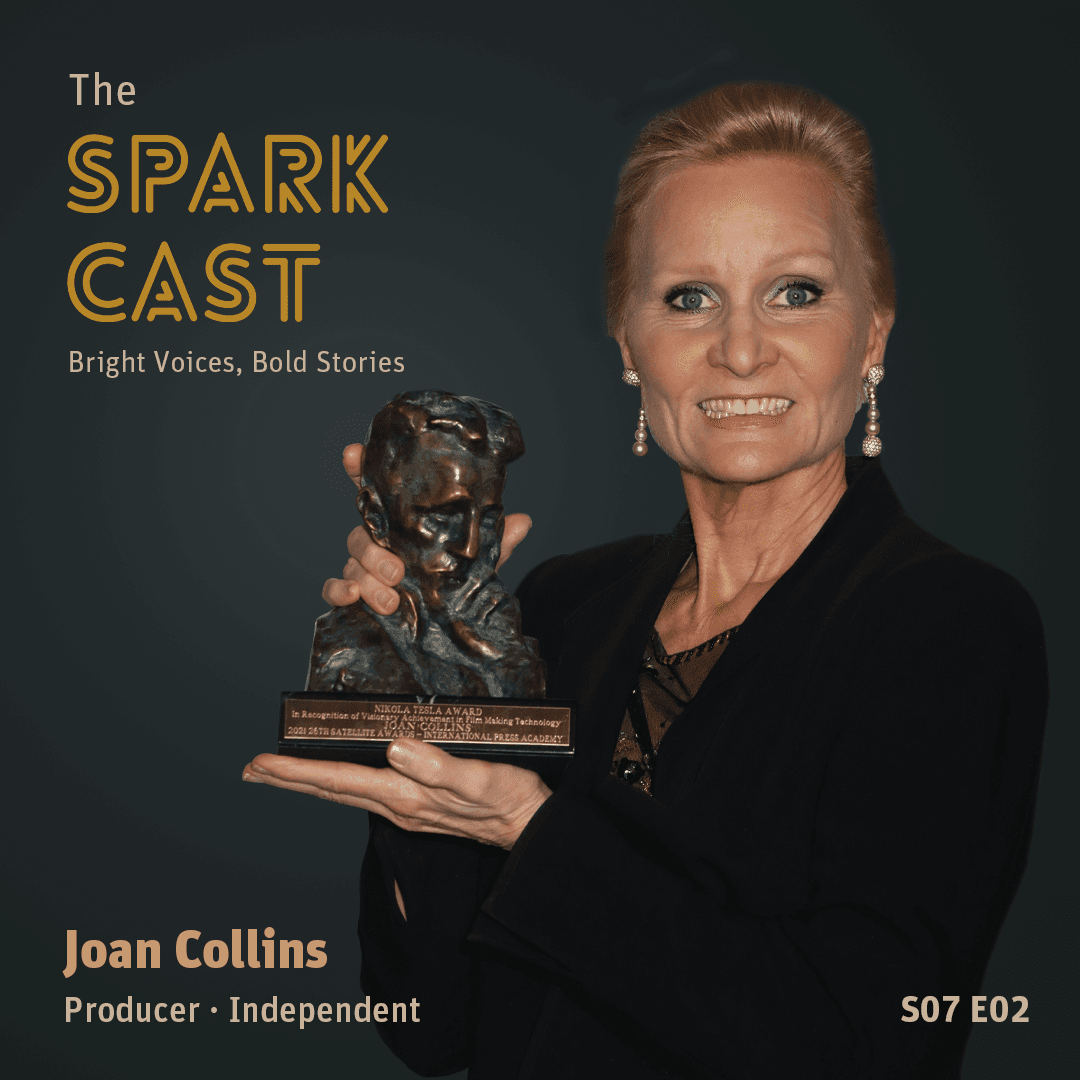 S07E02: Joan Collins: From Canvas to Code - The Spark Cast cover
