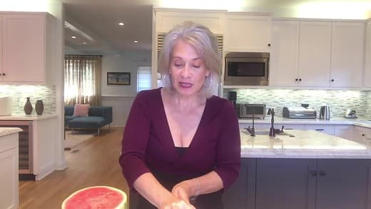 The Silver-Chic Chef: Watermelon Salad - Healthy Cooking cover