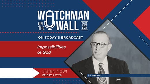 Impossibilities of God - Watchman on the Wall cover