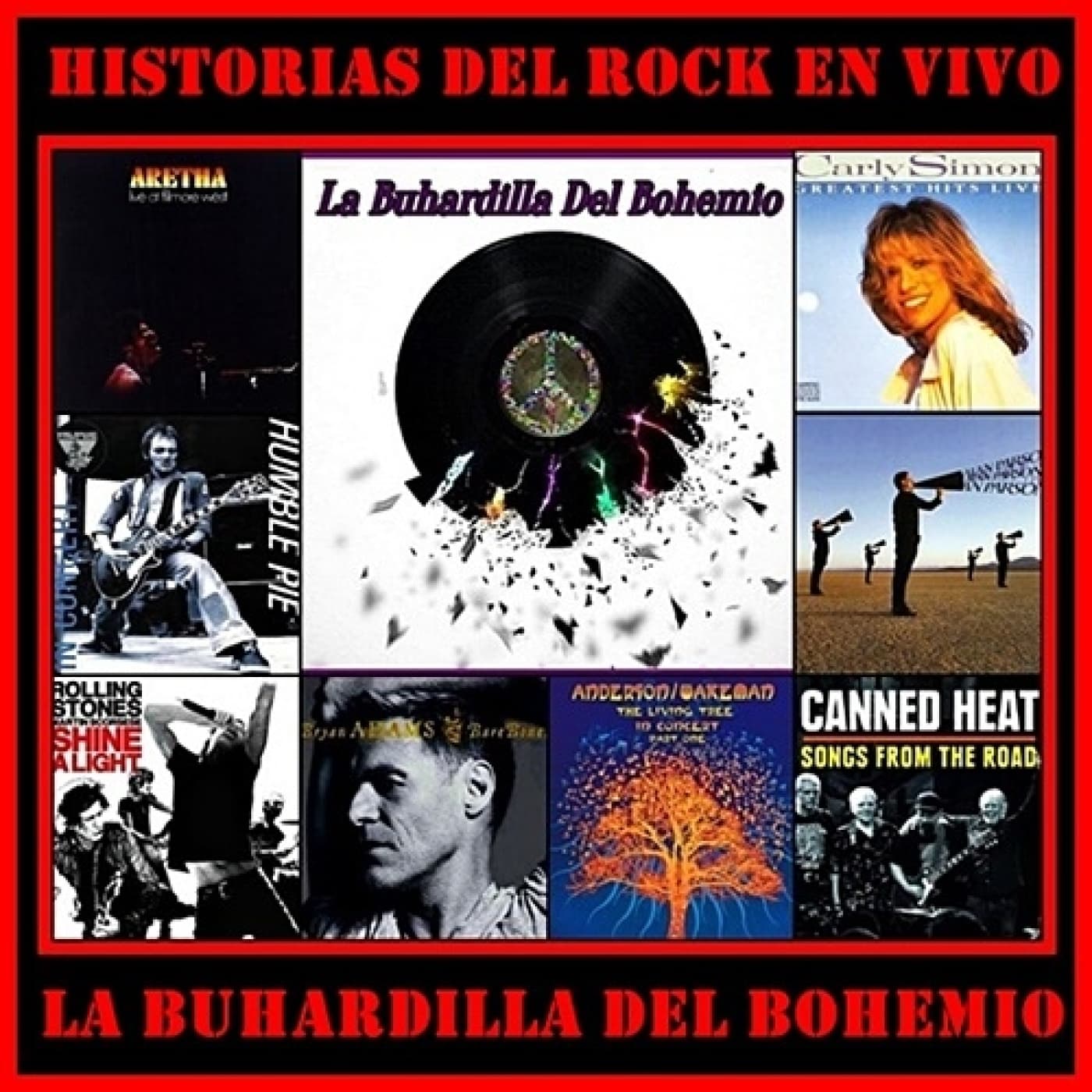 Alan Parsons, The Rolling Stones, Bryan Adams y mas en HDREV - La Buhardilla Del Bohemio cover