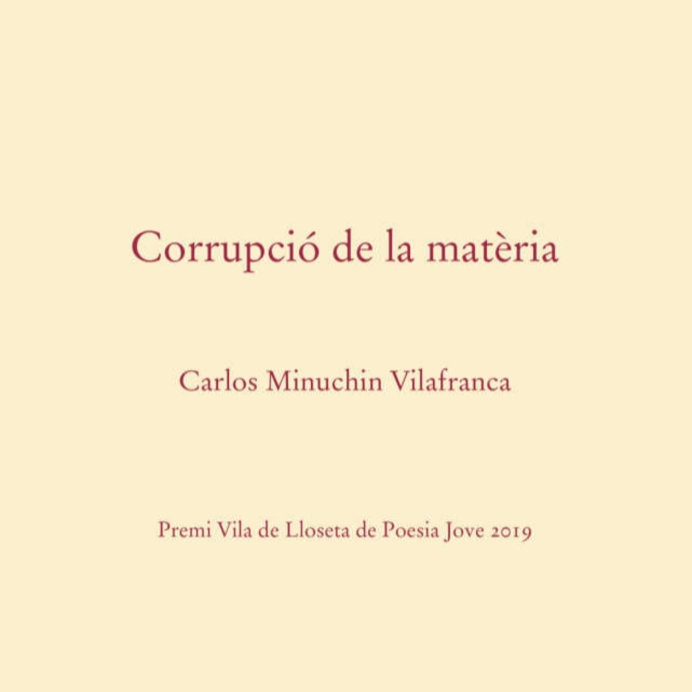 LECTURES RETROBADES 9 > CORRUPCIÓ DE LA MATÈRIA, DE CARLOS MINUCHIN - LECTURES RETROBADES cover