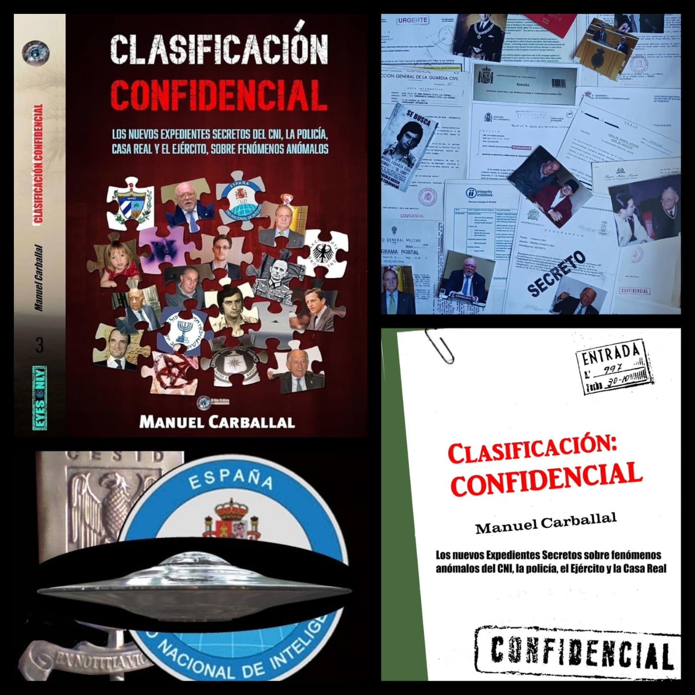 Clasificación Confidencial…con Manu Carballal. - El Centinela del Misterio cover