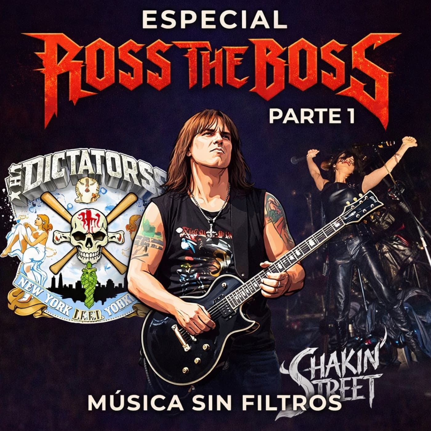 MUSICA SIN FILTROS PROGRAMA ESPECIAL SOBRE ROSS THE BOSS PARTE 1 — MUSICA SIN FILTROS cover