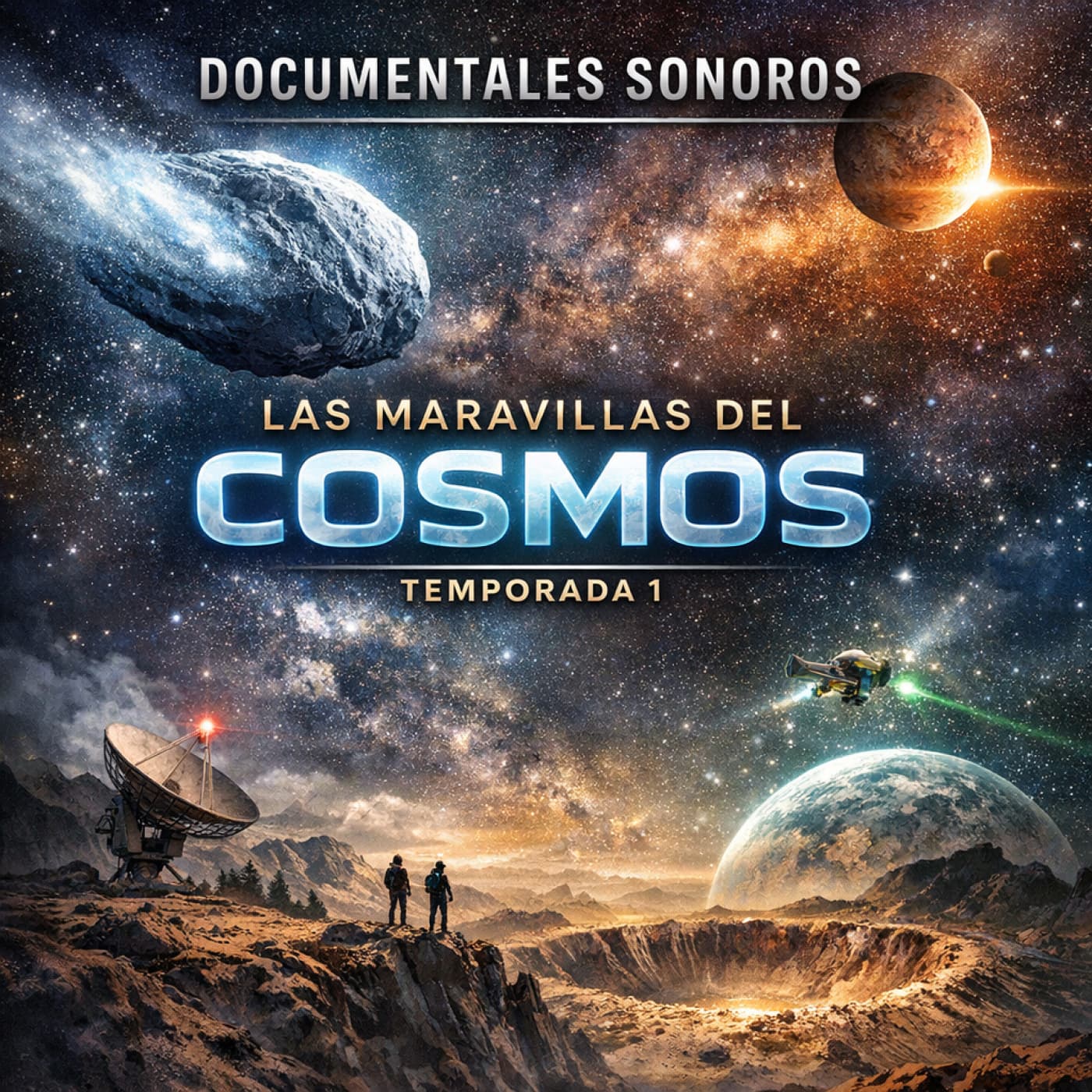 Las maravillas del cosmos T1: Nuevas perspectivas · La vida en movimiento — Documentales Sonoros cover