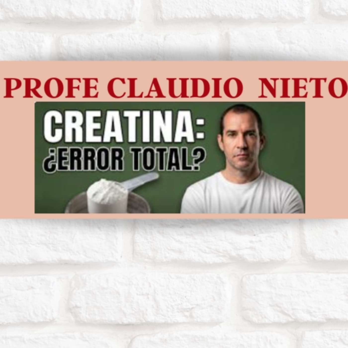 291. CREATINA: ¿sabes realmente si lo estás haciendo bien? | Suplementos 05 — PROFE CLAUDIO NIETO cover