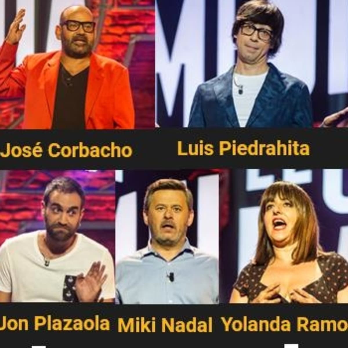 El Club de la Comedia T6x09 - Luis Piedrahita, Miki Nadal, Yolanda Ramos, Jon Plazaola y José Corbacho - El Club de la Comedia en La Sexta cover