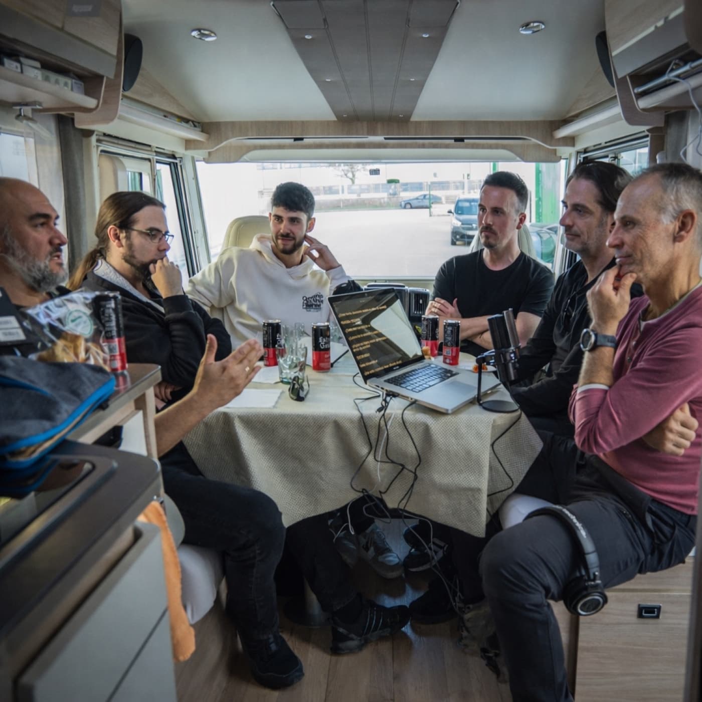 El último ensayo de After Lapse antes de salir a tocar - Fotorrodando cover