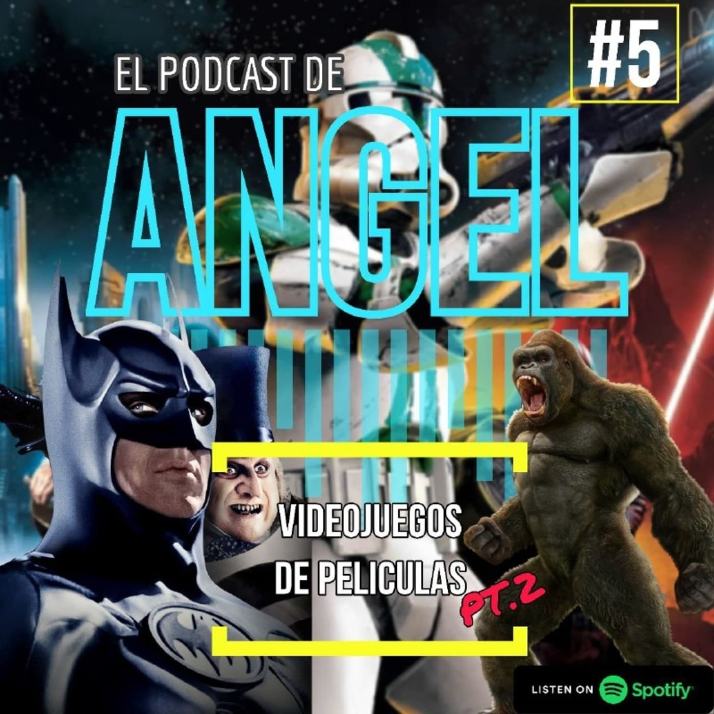 El Podcast de Angel #5: Videojuegos de Películas pt. 2 - Podcast After Midnight cover