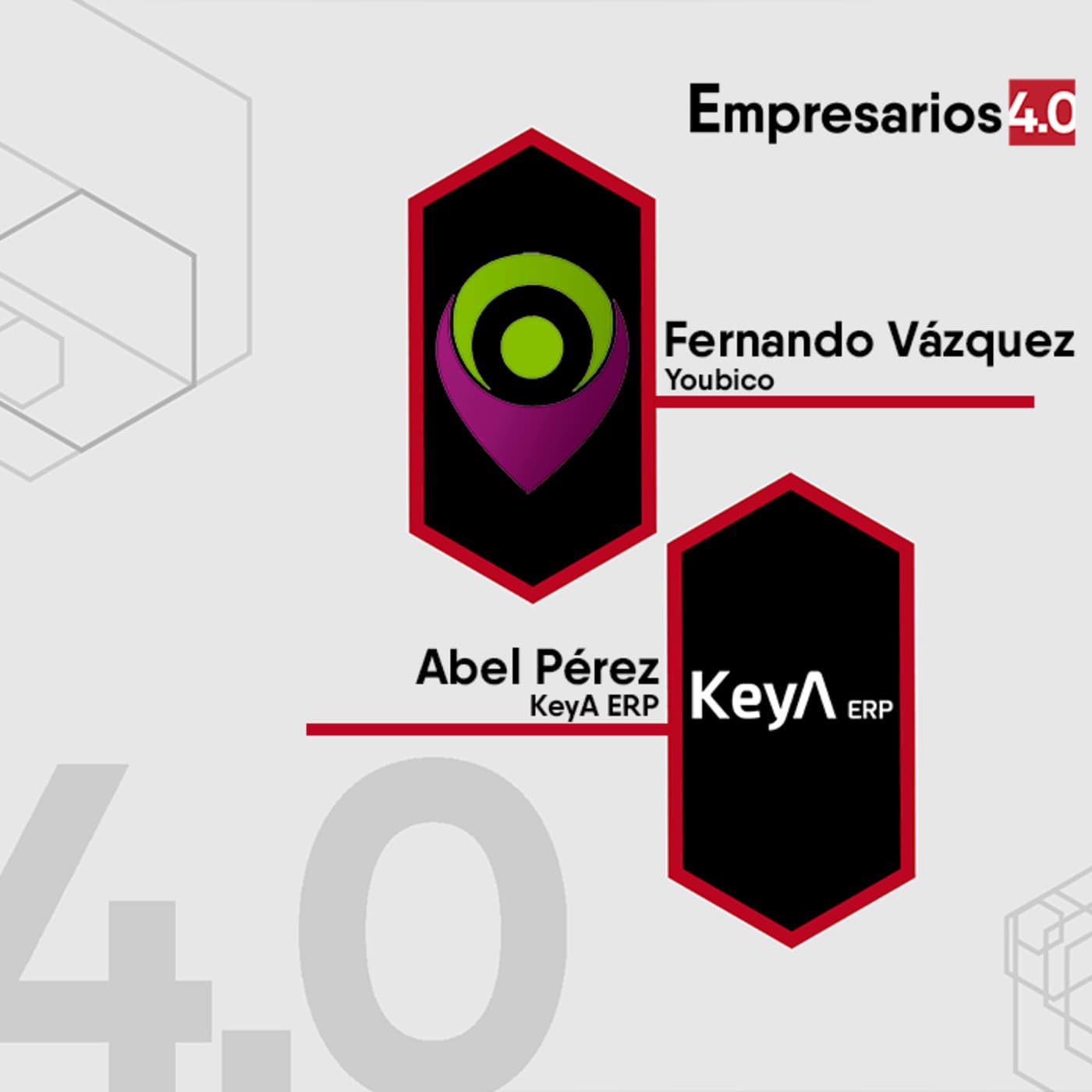 EP 95 - Fernando Vázquez Youbico, Abel Pérez KeyA ERP - Empresarios 4.0 cover