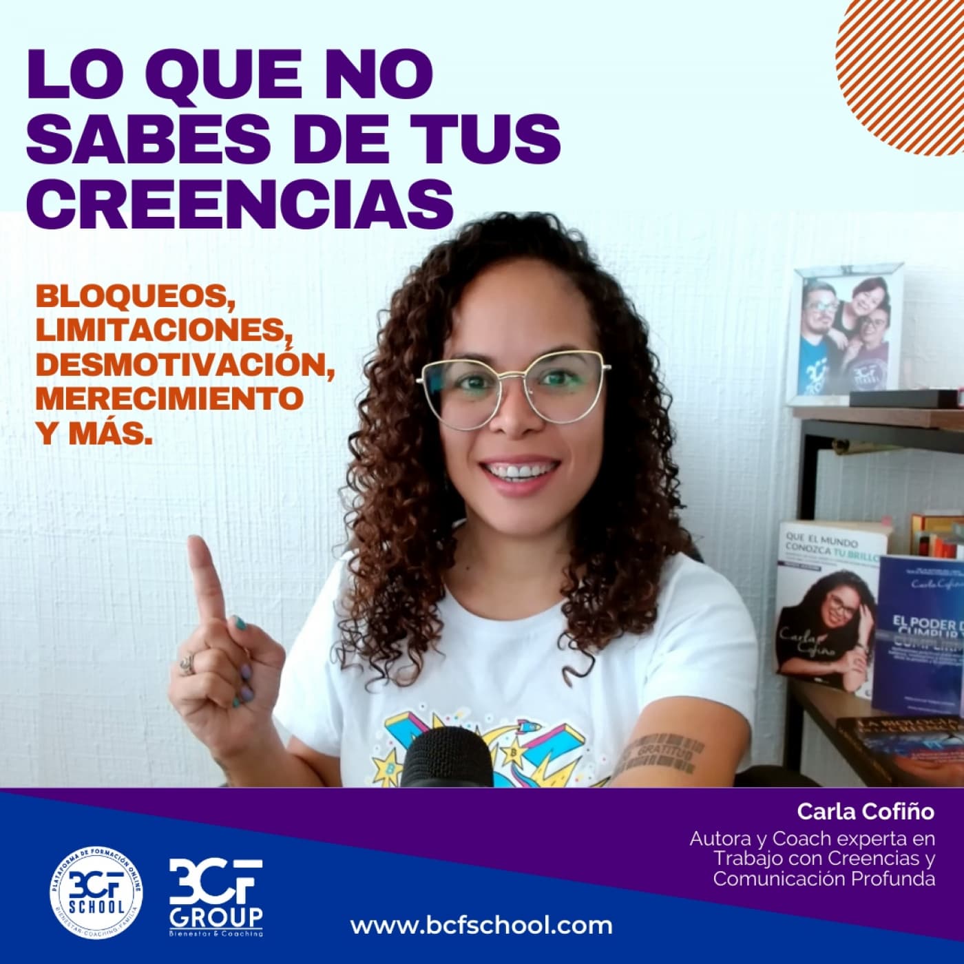 Lo que No sabes de tus Creencias | Bloqueos, limitaciones, desmotivación, merecimiento y mucho más - Conectados con COFI cover