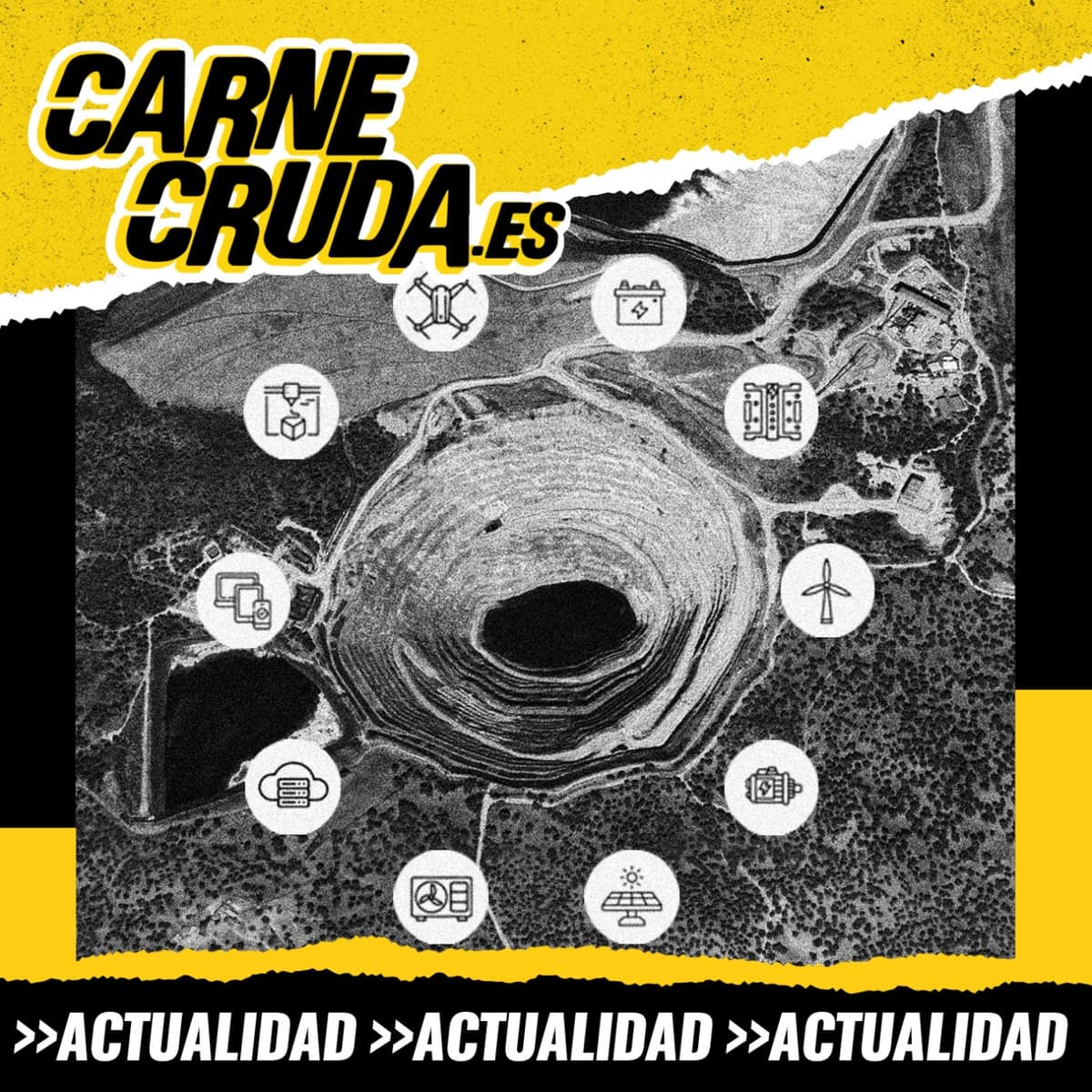 Vuelve la minería: transición verde no tan verde (CARNE CRUDA #1520) - Carne Cruda - PROGRAMAS cover