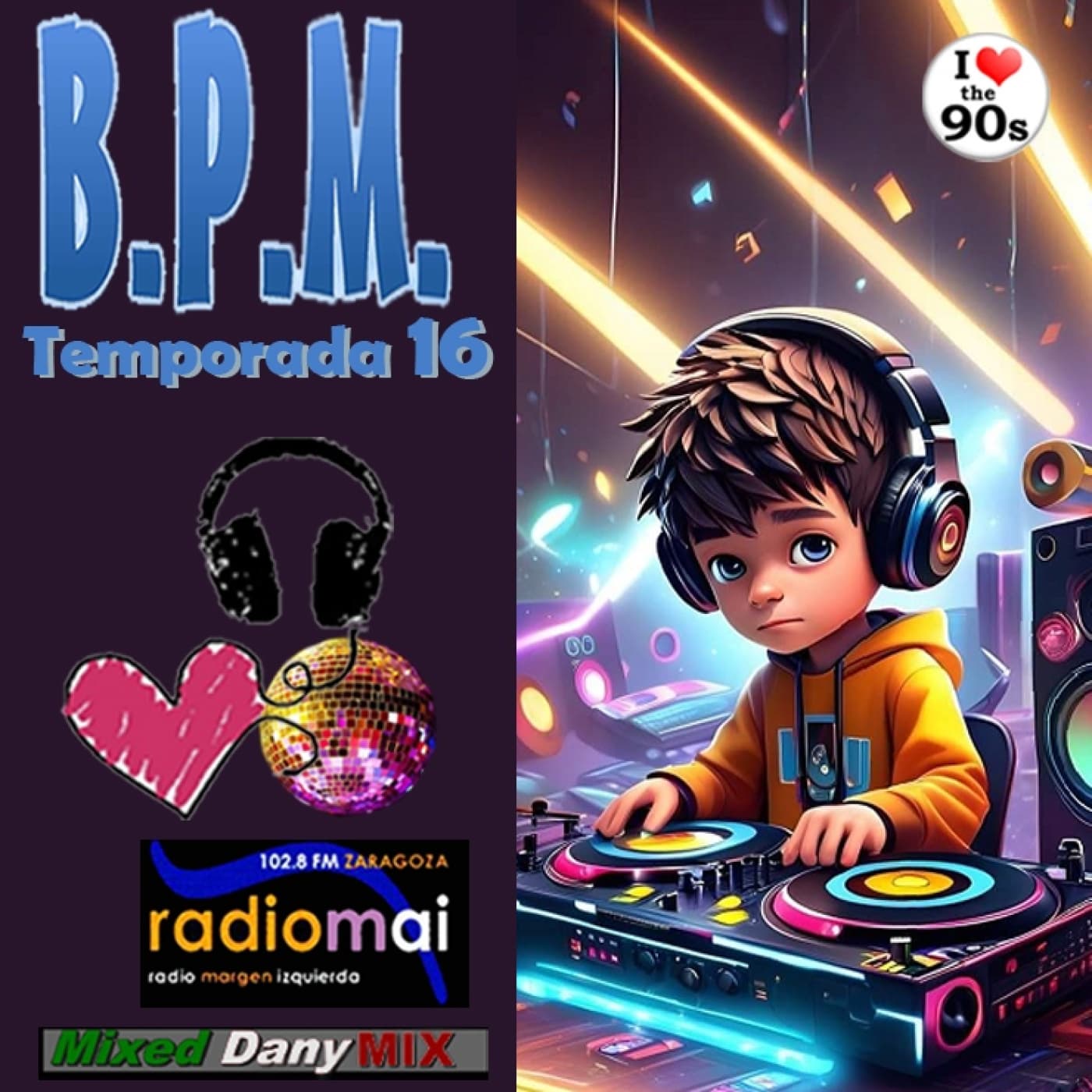 BPM-P665T16x29 - Hits 90s Vol 5 (19-03-2026) - Podcast - Daniel Casanova DanyMix - BPM Radio Project cover
