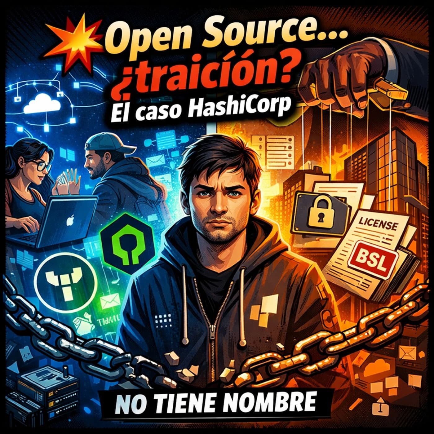 NTN 496 -   Open Source… ¿traición? El caso HashiCorp - No Tiene Nombre cover