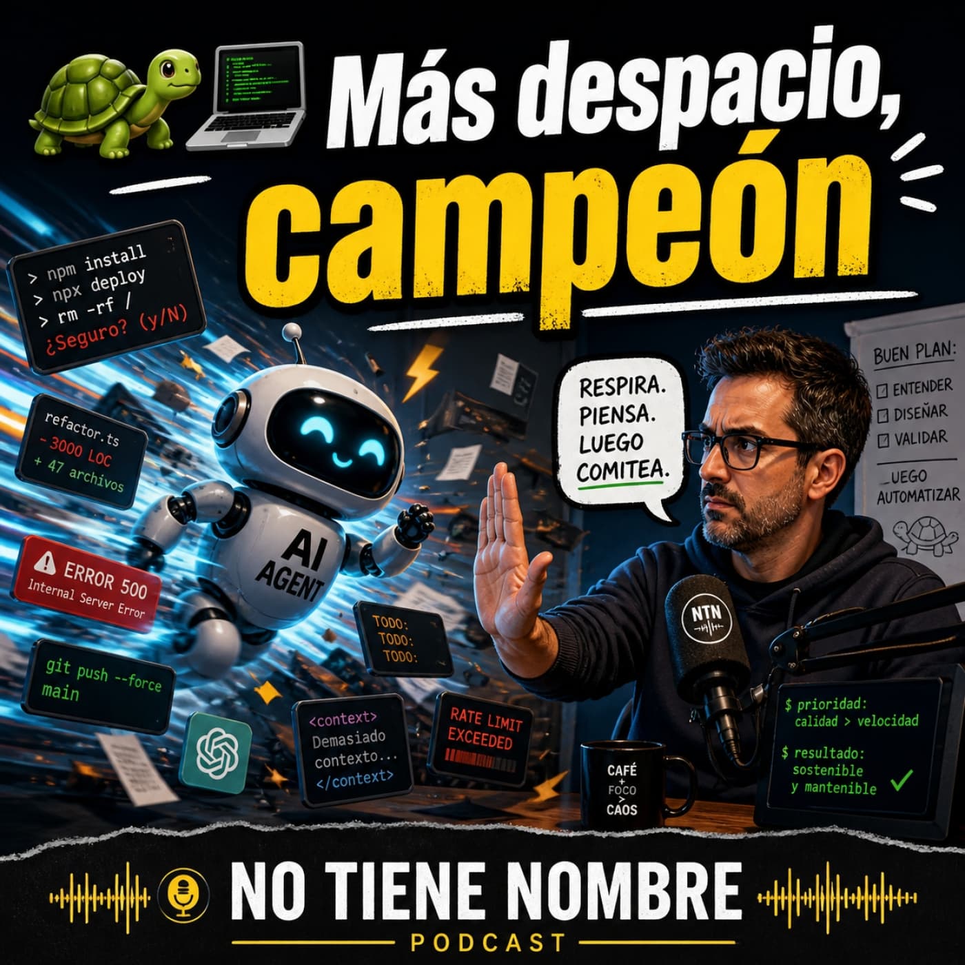 NTN 513 -  Más despacio, campeón — No Tiene Nombre cover