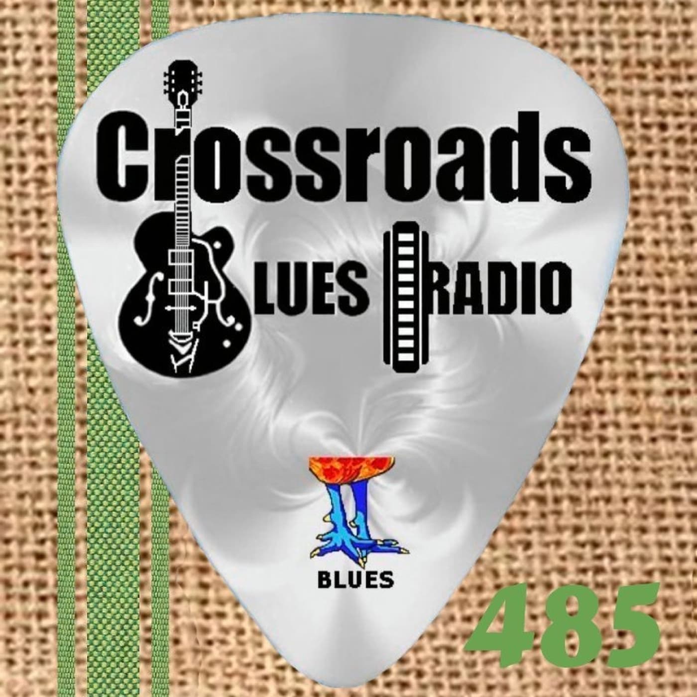 E485 REMEMBERING "Blues Anniversaries" - Crossroads Blues RADIO cover