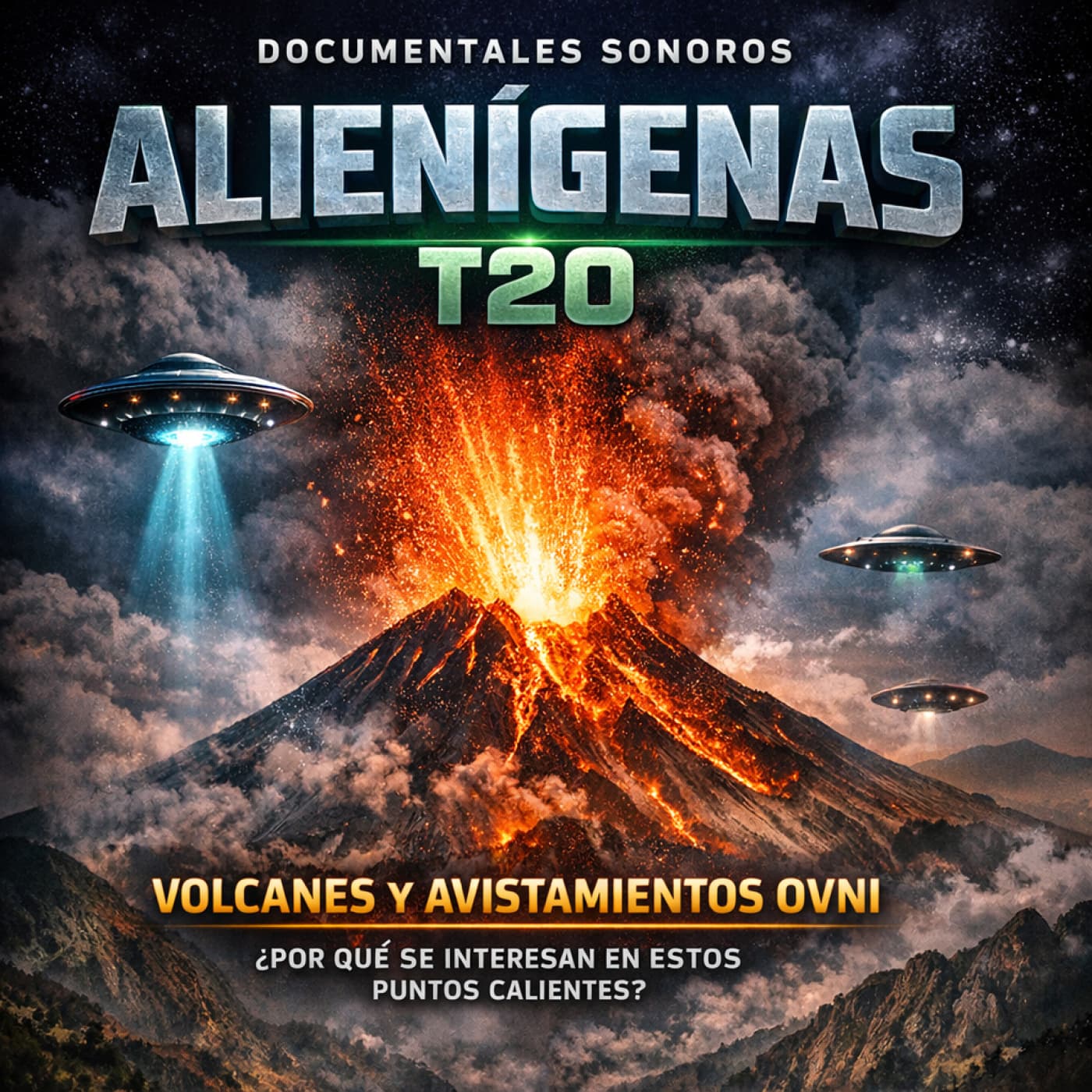 Alienígenas T20: El legado de J. Allen Hynek • El factor volcánico - Documentales Sonoros cover