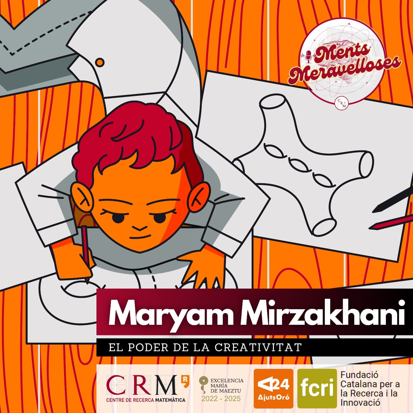 Maryam Mirzakhani: el poder de la creativitat - Ments meravelloses cover