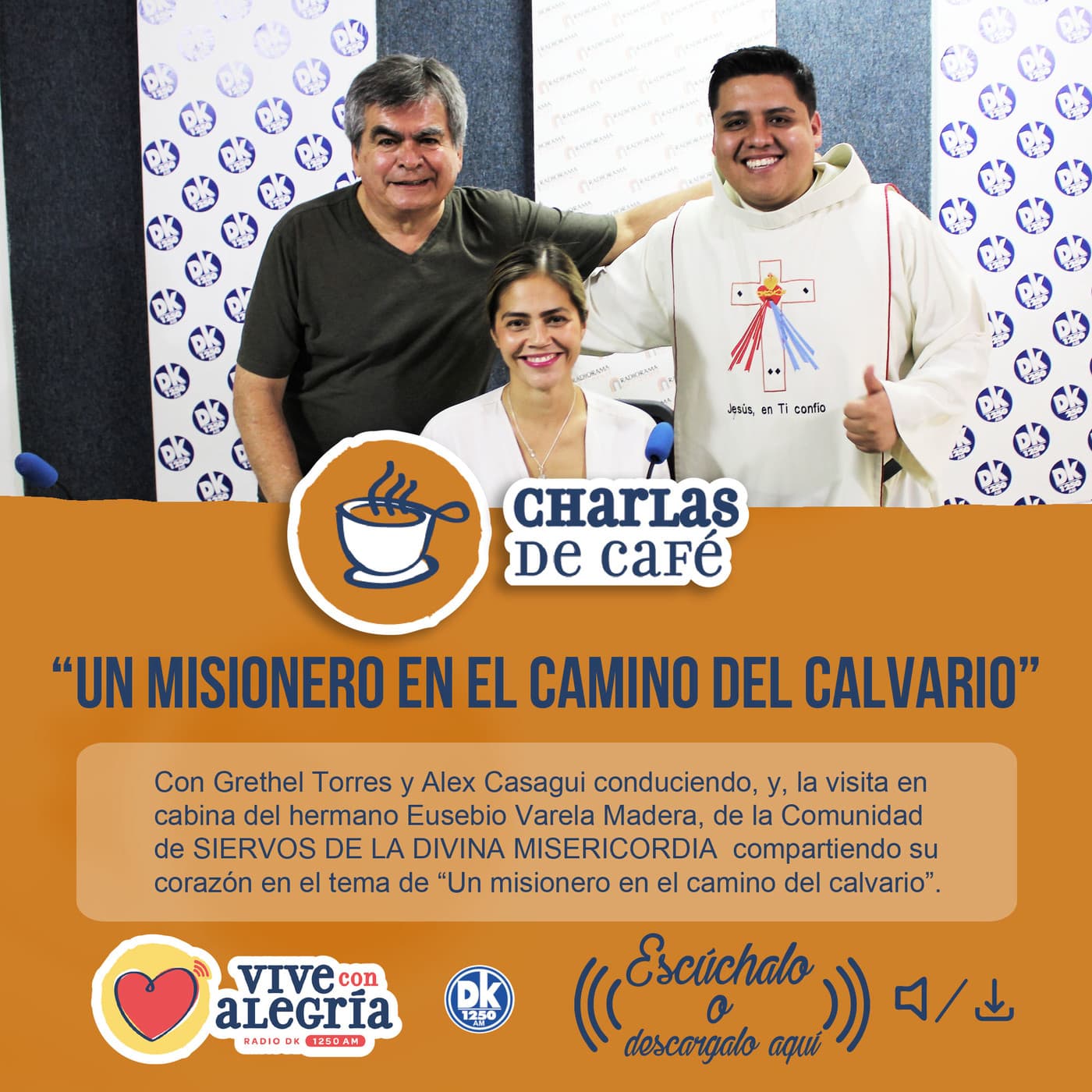 Charlas de café - Un misionero en el camino del calvario - Charlas de Café cover