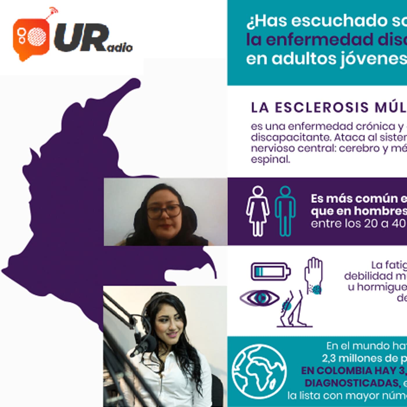 Esclerosis Múltiple en la Juventud - Uninpahuradio (Podcast) cover