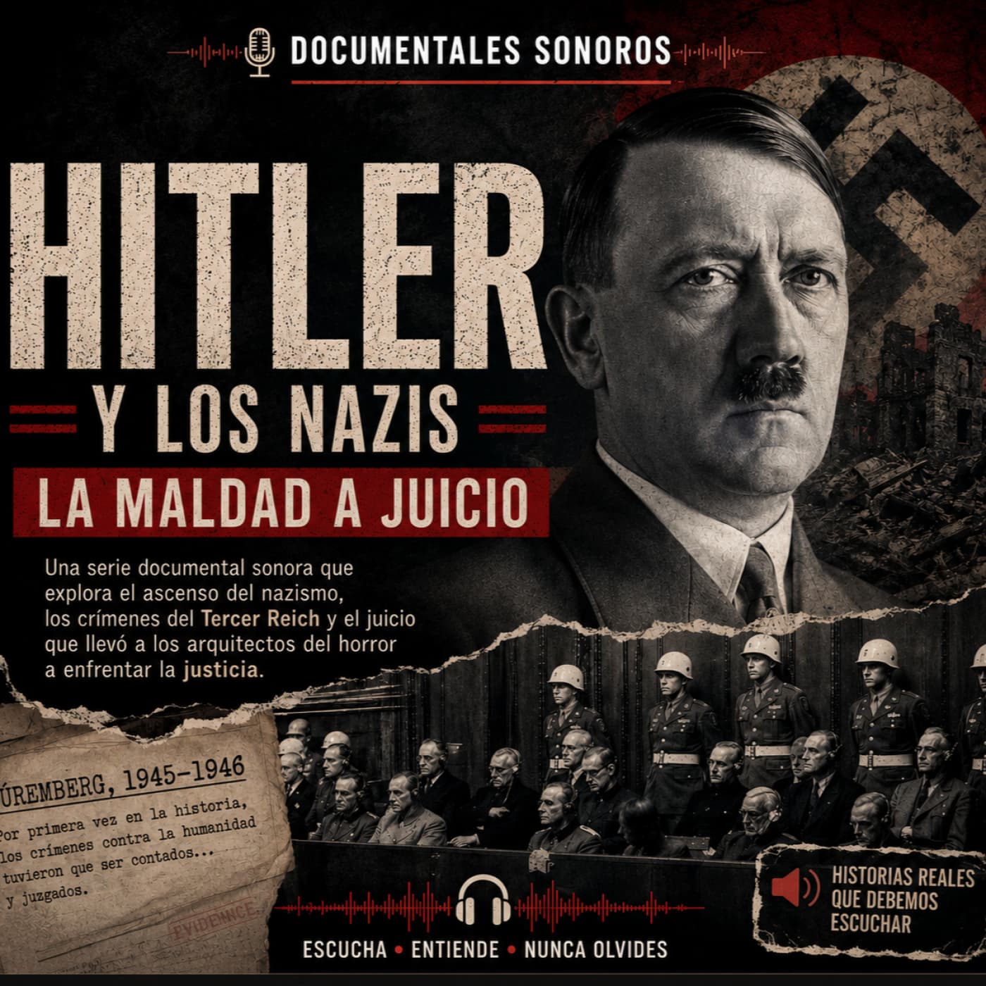 Hitler y los nazis: La maldad a juicio 1 — Documentales Sonoros cover
