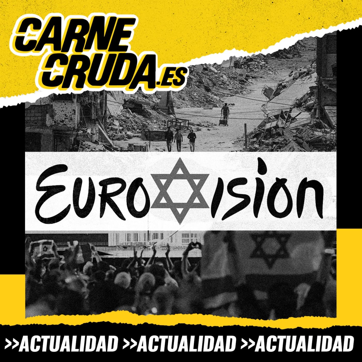 EuroSión y la propaganda israelí (CARNE CRUDA #1514) - Carne Cruda - PROGRAMAS cover