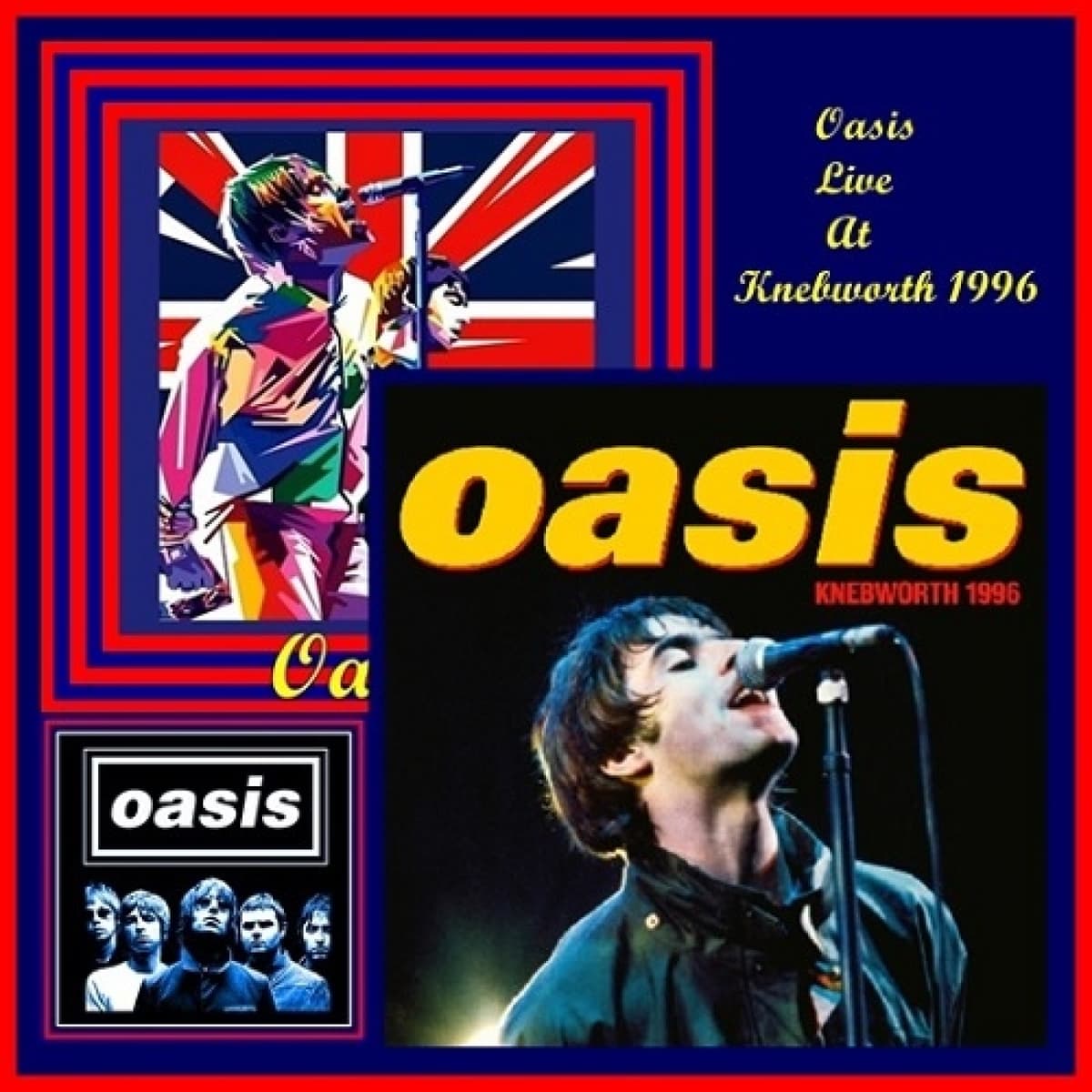 Oasis en LBDB - Live At Knebworth, England (10-08-1996) - La Buhardilla Del Bohemio cover