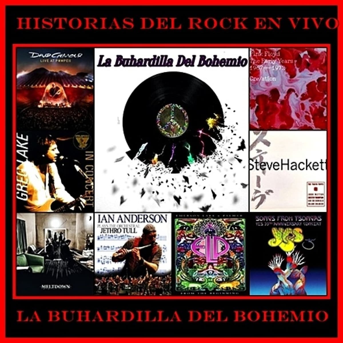 Pink Floyd, ELP, Yes y mas en HDREV - Rock Progresivo - La Buhardilla Del Bohemio cover