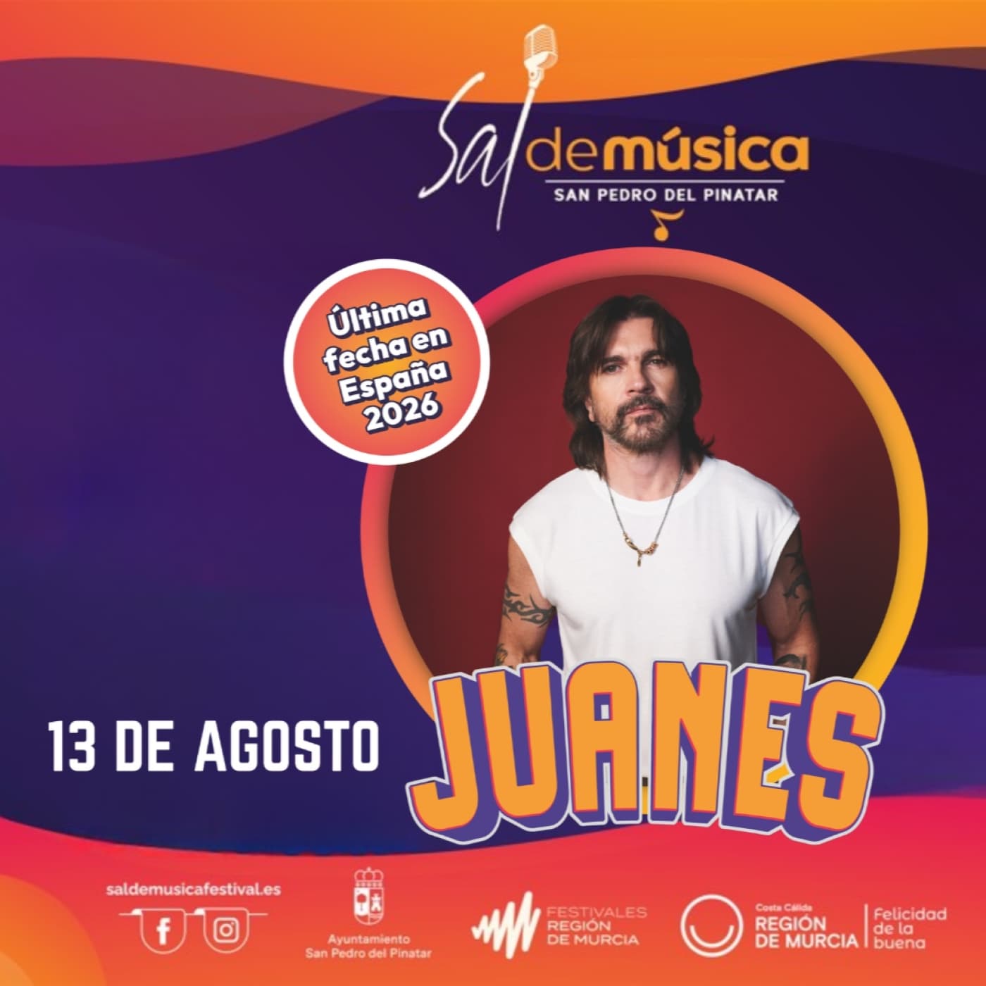 RP Sal de Musica Juanes - Radio Pinatar cover