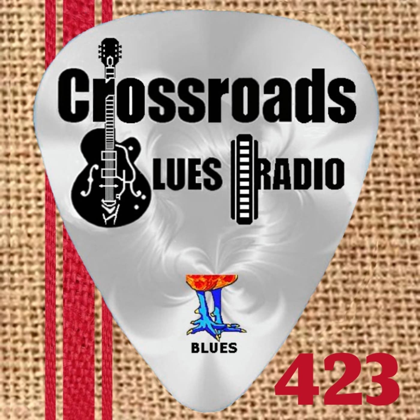 E423 "October Blues Selection" - Crossroads Blues RADIO cover