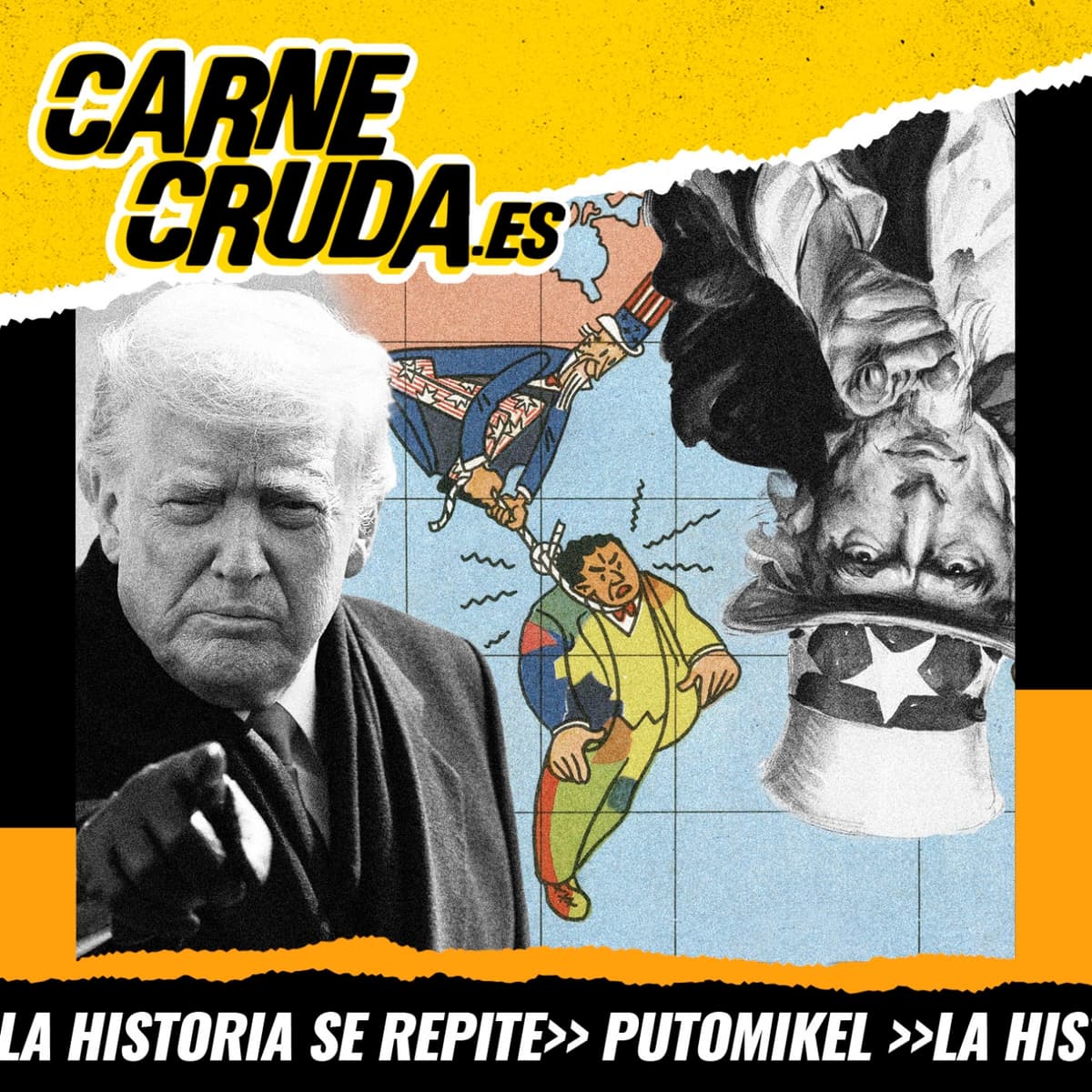 América no es EEUU: dos siglos de imperialismo yanqui (PUTO MIKEL - CARNE CRUDA #1612) - Carne Cruda - PROGRAMAS cover