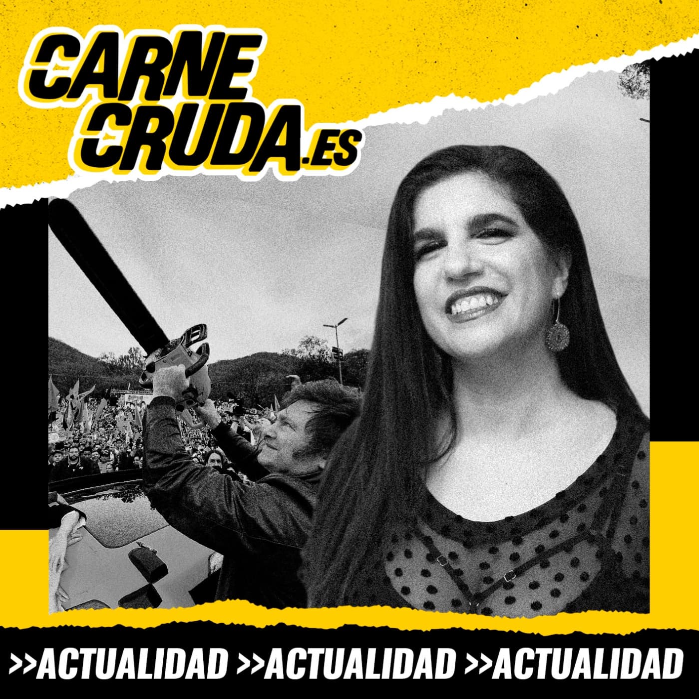 Luciana Peker contra la motosierra de Milei (CARNE CRUDA #1621) - Carne Cruda - PROGRAMAS cover