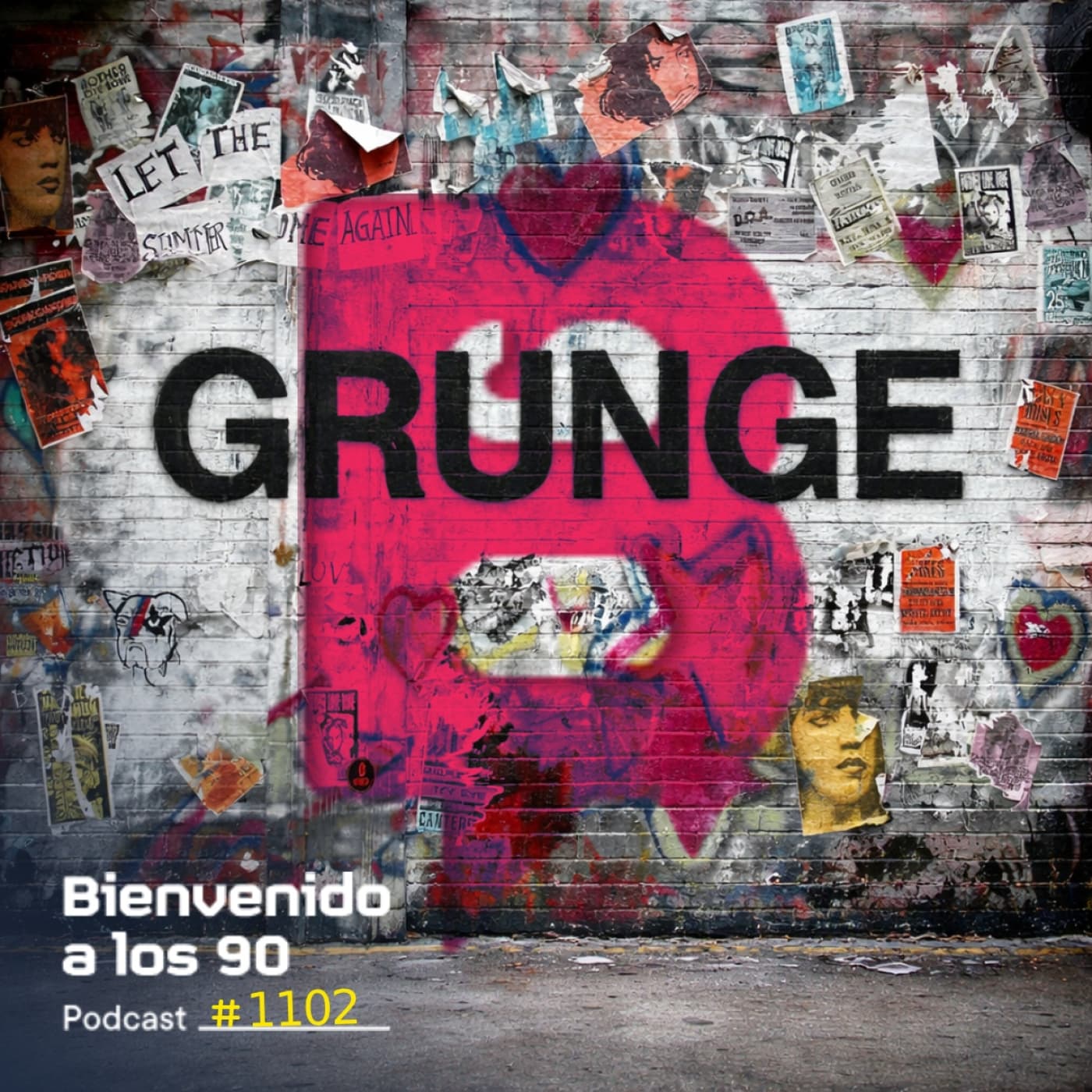 1102 - Una hora de GRUNGE sin (casi) pausas - Bienvenido a los 90 cover