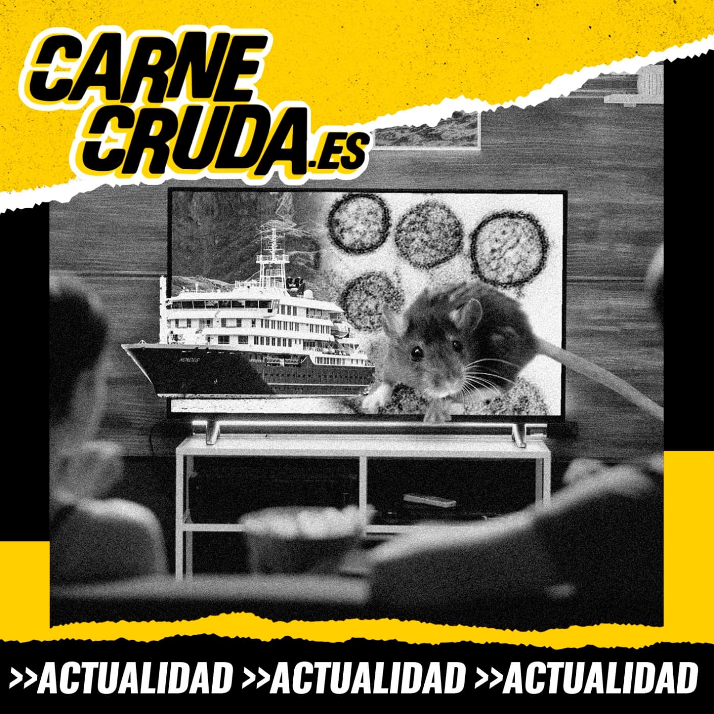 Hantavirus: el brote desinformativo (CARNE CRUDA #1666) — Carne Cruda - PROGRAMAS cover