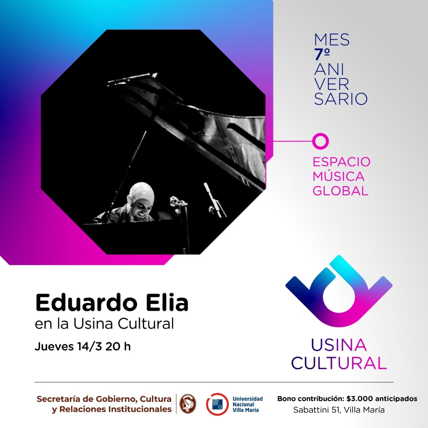 Eduardo Elia - Presentación el la Usina Cultural - Podcast de Amigos del Rock cover