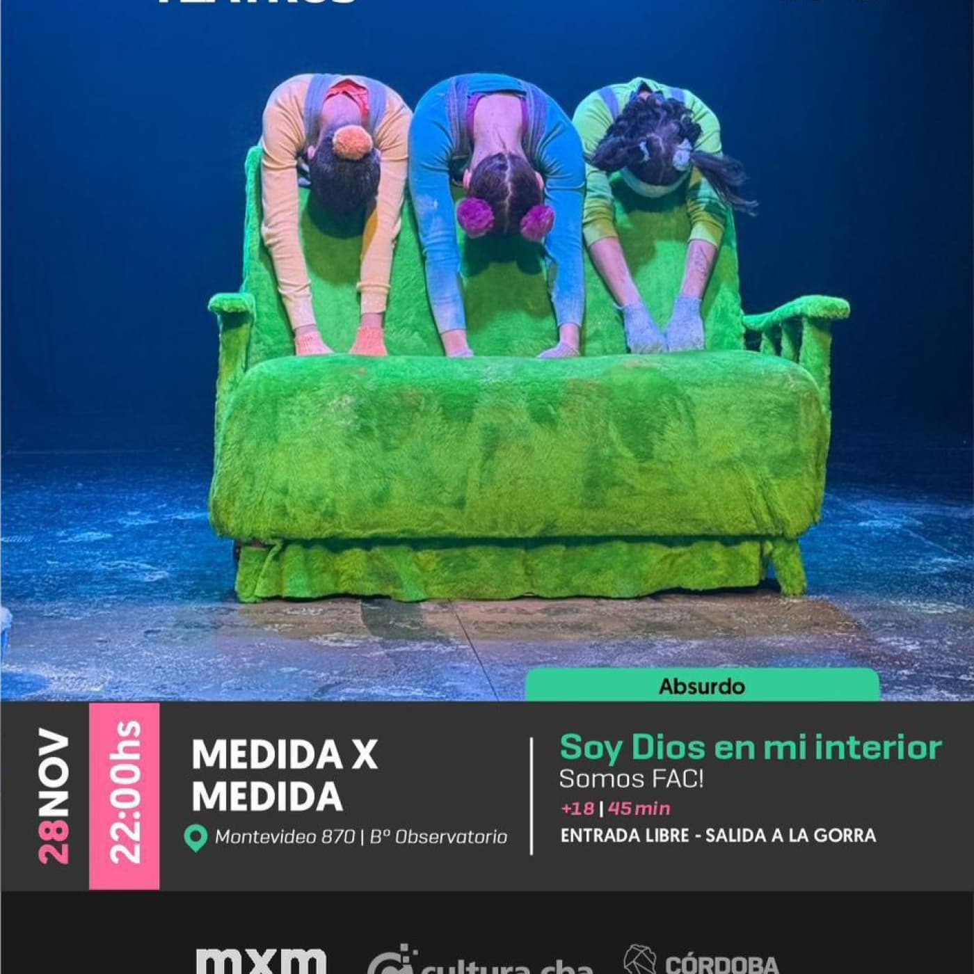 Noche de los Teatros: "Soy Dios en mi interior" - Alta Frecuencia cover