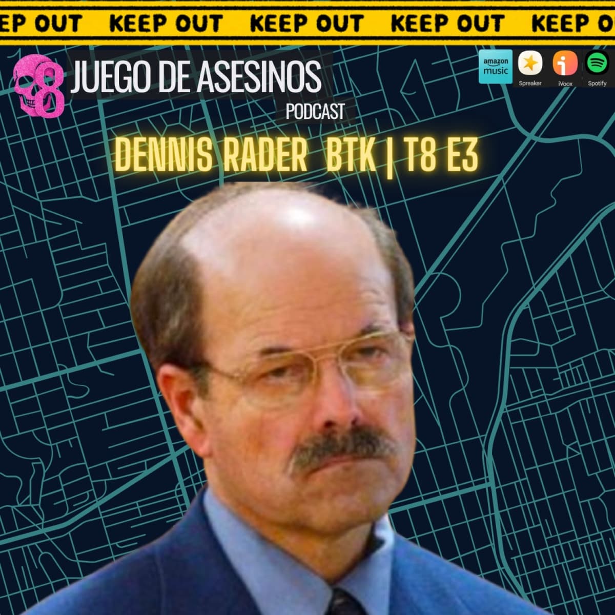 Dennis Rader BTK | T8 E3 - Episodio exclusivo para mecenas - Juego de Asesinos Podcast cover