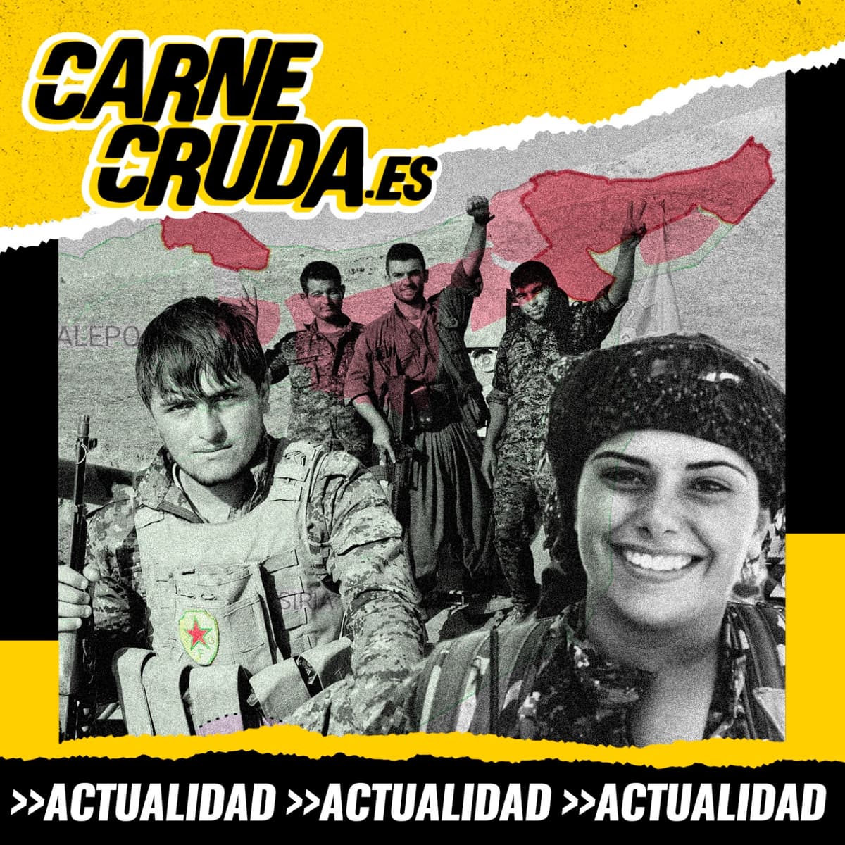 Rojava, la utopía libertaria de los kurdos (CARNE CRUDA #1629) - Carne Cruda - PROGRAMAS cover