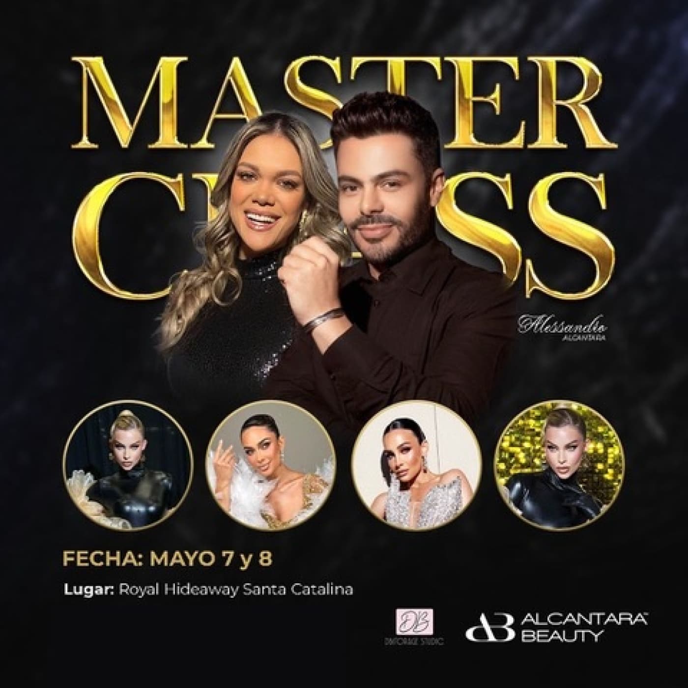  Evento Master Class Maquillaje con Alessandro Alcántara - No me cuentes cuentos cover