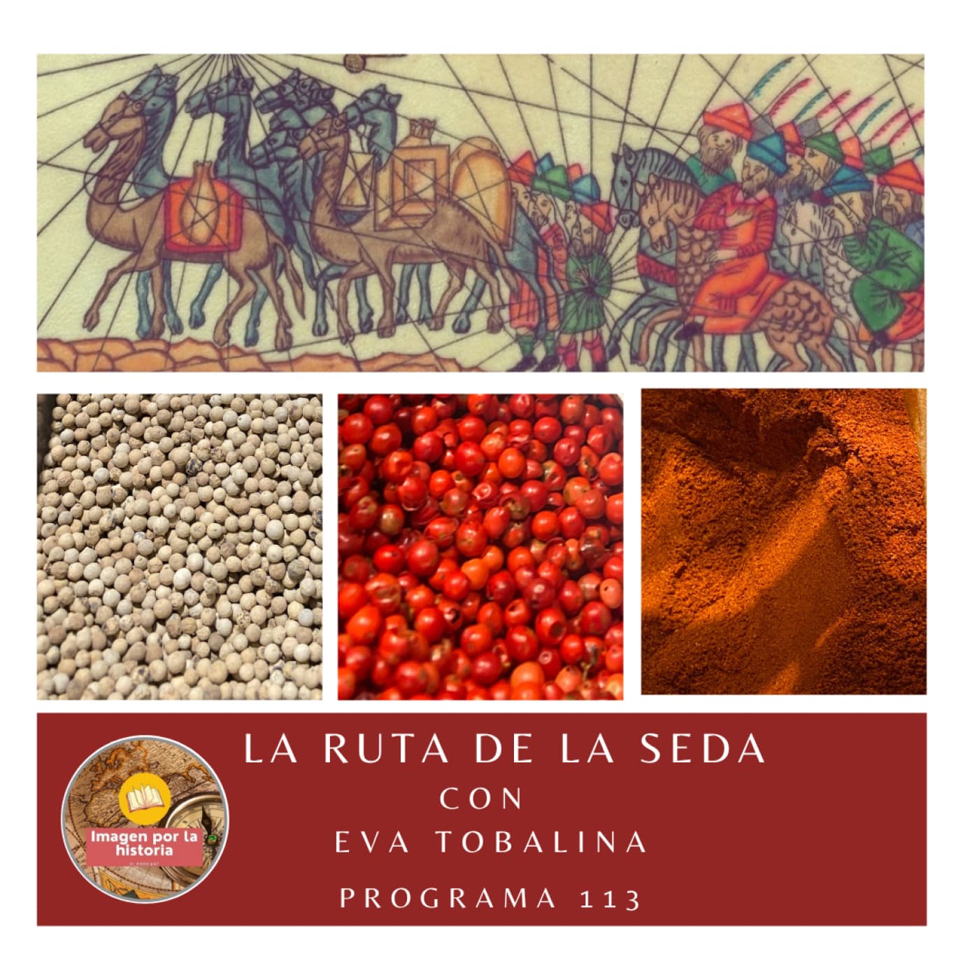 Programa 113 - La Ruta de la Seda con Eva Tobalina - Imagen por la Historia cover
