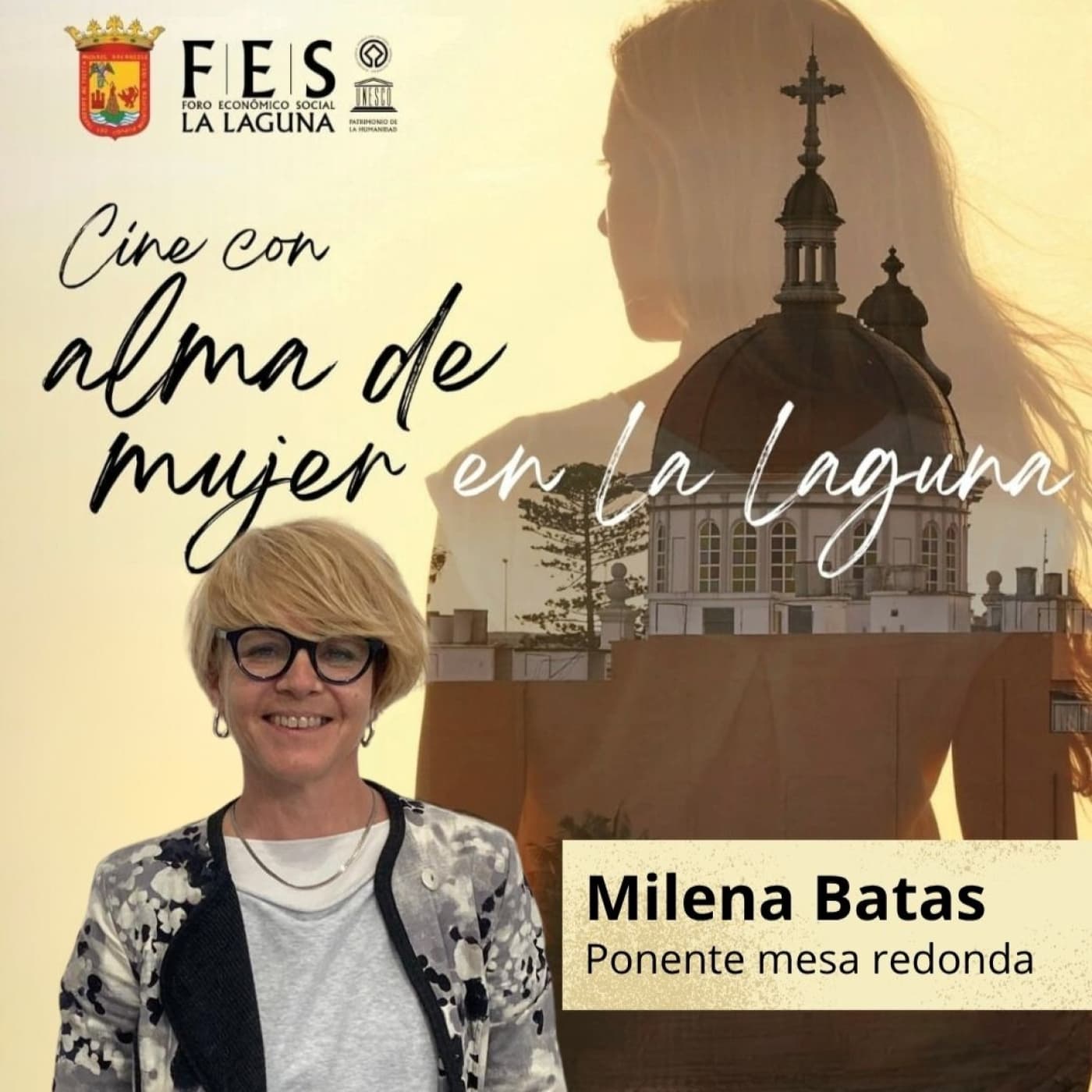 Milena Batas. Ponente Cine con Alma de Mujer en La Laguna - No me cuentes cuentos cover