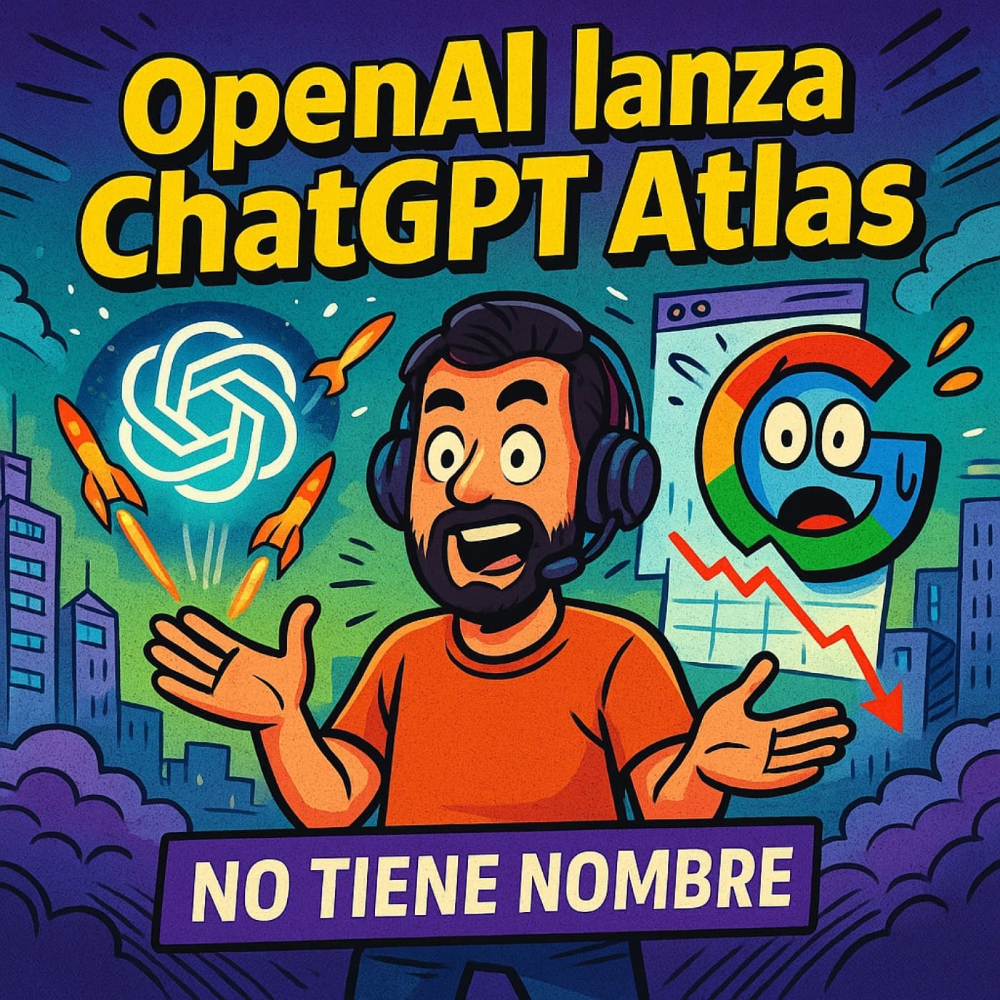 NTN 433 -   OpenAI lanza su navegador y hace sudar a Chrome — No Tiene Nombre cover