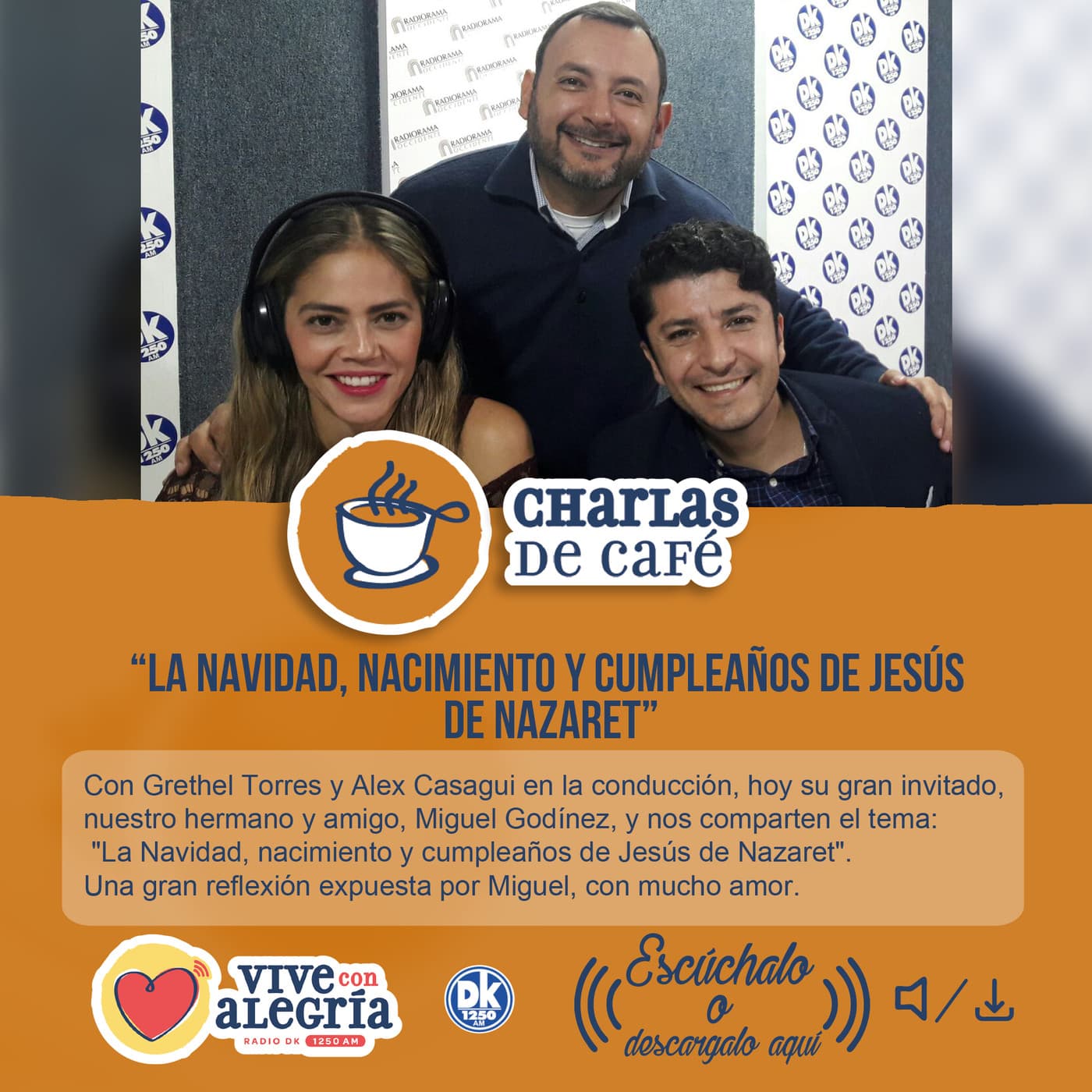 Charlas de Café - La Navidad, nacimiento y cumpleaños de Jesús de Nazaret - Charlas de Café cover